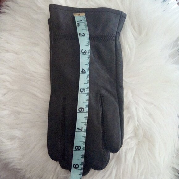 Elegant Black Lined Winter Gloves Size XL NWOT - Picture 5 of 7